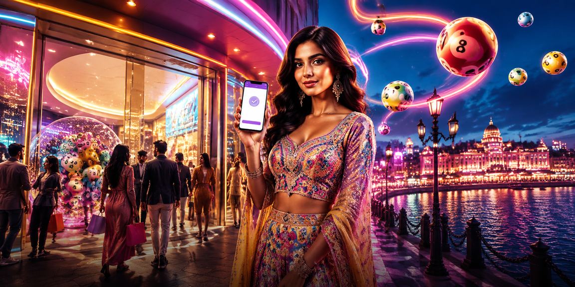 Busy Connaught Place with lights representing entertainment