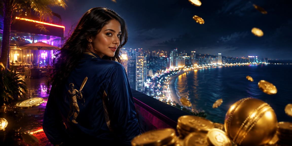 Mumbai Cricket Betting Scene with Bollywood Atmosphere
